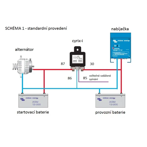 Propojovač baterií Cyrix-ct 12-24V 120A