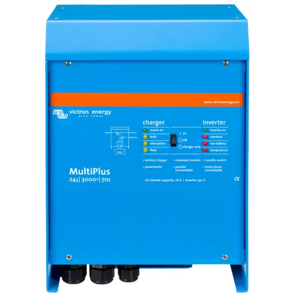 Měnič/nabíječ Victron Energy MultiPlus 24V/3000VA/70A-16A