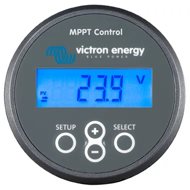 Displej MPPT regulátorů Victron Energy