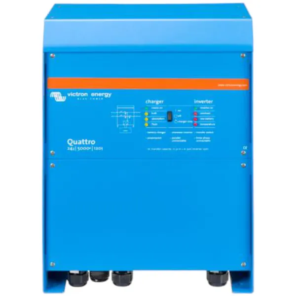 Měnič/nabíječ Victron Energy Quattro 24V/5000VA/120A-100A/100A