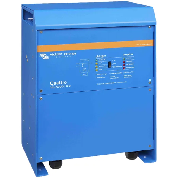 Měnič/nabíječ Victron Energy Quattro 24V/5000VA/120A-100A/100A