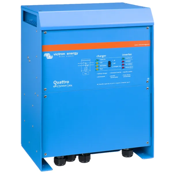 Měnič/nabíječ Victron Energy Quattro 48V/5000VA/70A-100A/100A