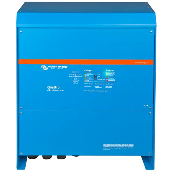 Měnič/nabíječ Victron Energy Quattro 48V/15000VA/200A-100A/100A