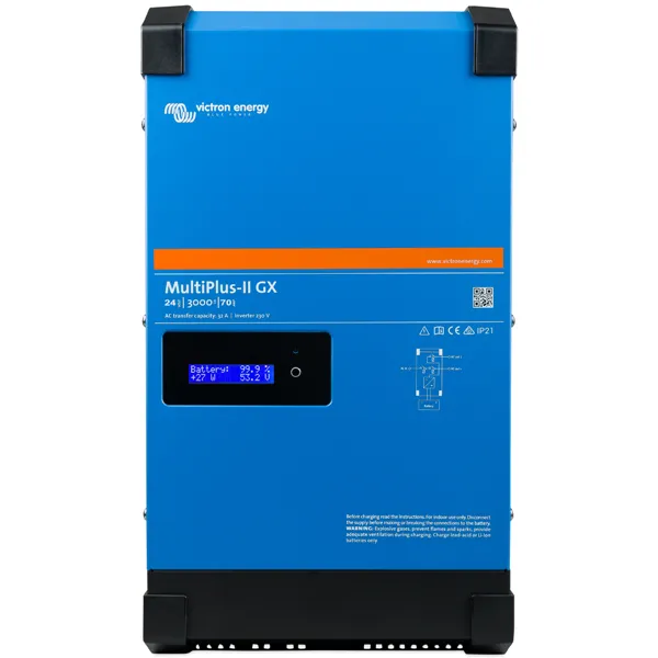 Měnič/nabíječ Victron Energy MultiPlus-II GX 24V/3000VA/70A-32A