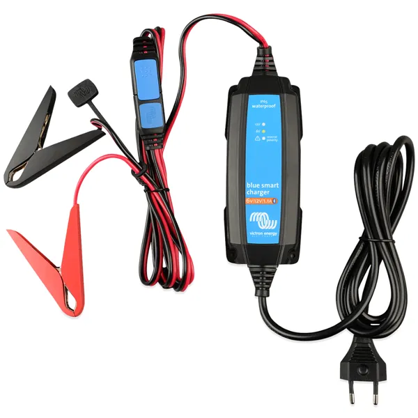 Chytrá nabíječka baterií BlueSmart 6V/12V - 1,1A IP65+DC konektor