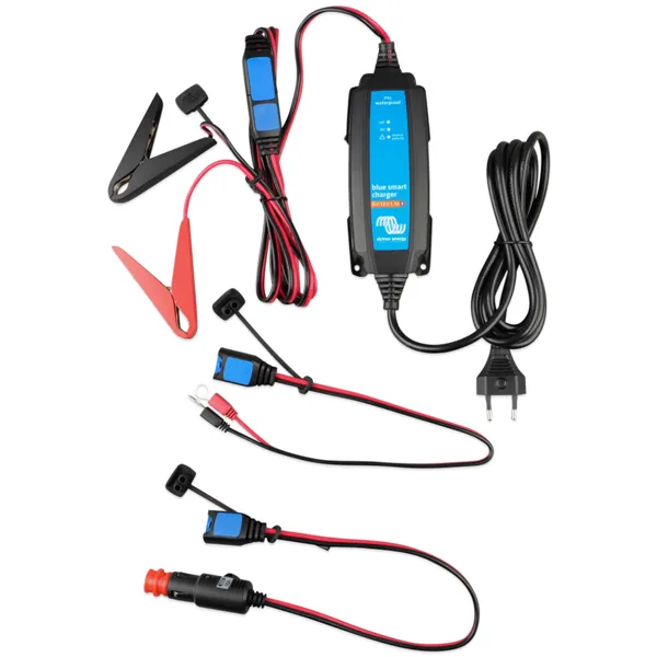 Chytrá nabíječka baterií BlueSmart 6V/12V - 1,1A IP65+DC konektor