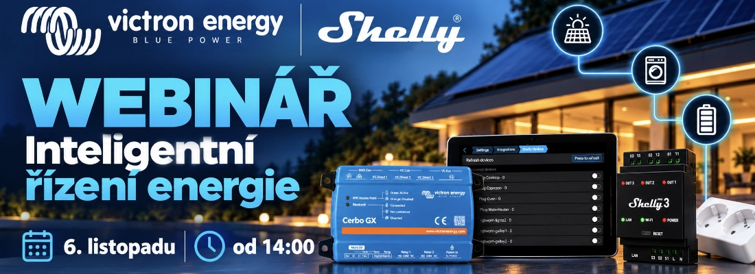 Webinář integrace Shelly a Victron Energy 2